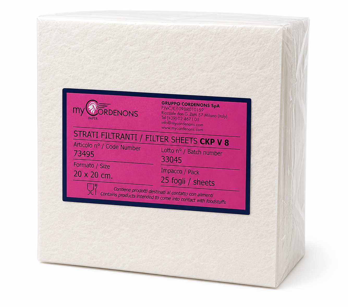 Cartoane Filtrante CKP - CORDENONS - 2