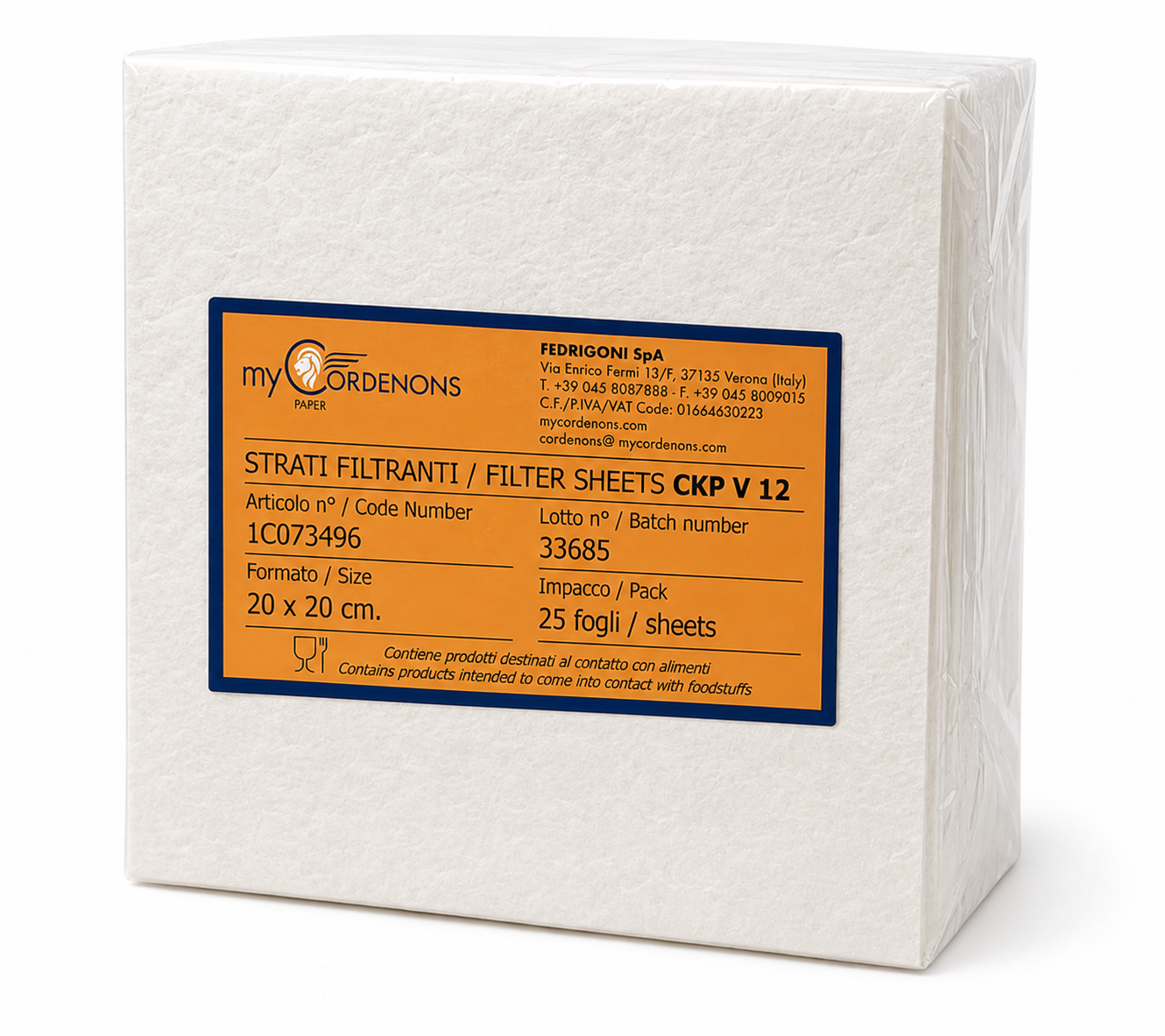 Cartoane Filtrante CKP - CORDENONS - 3