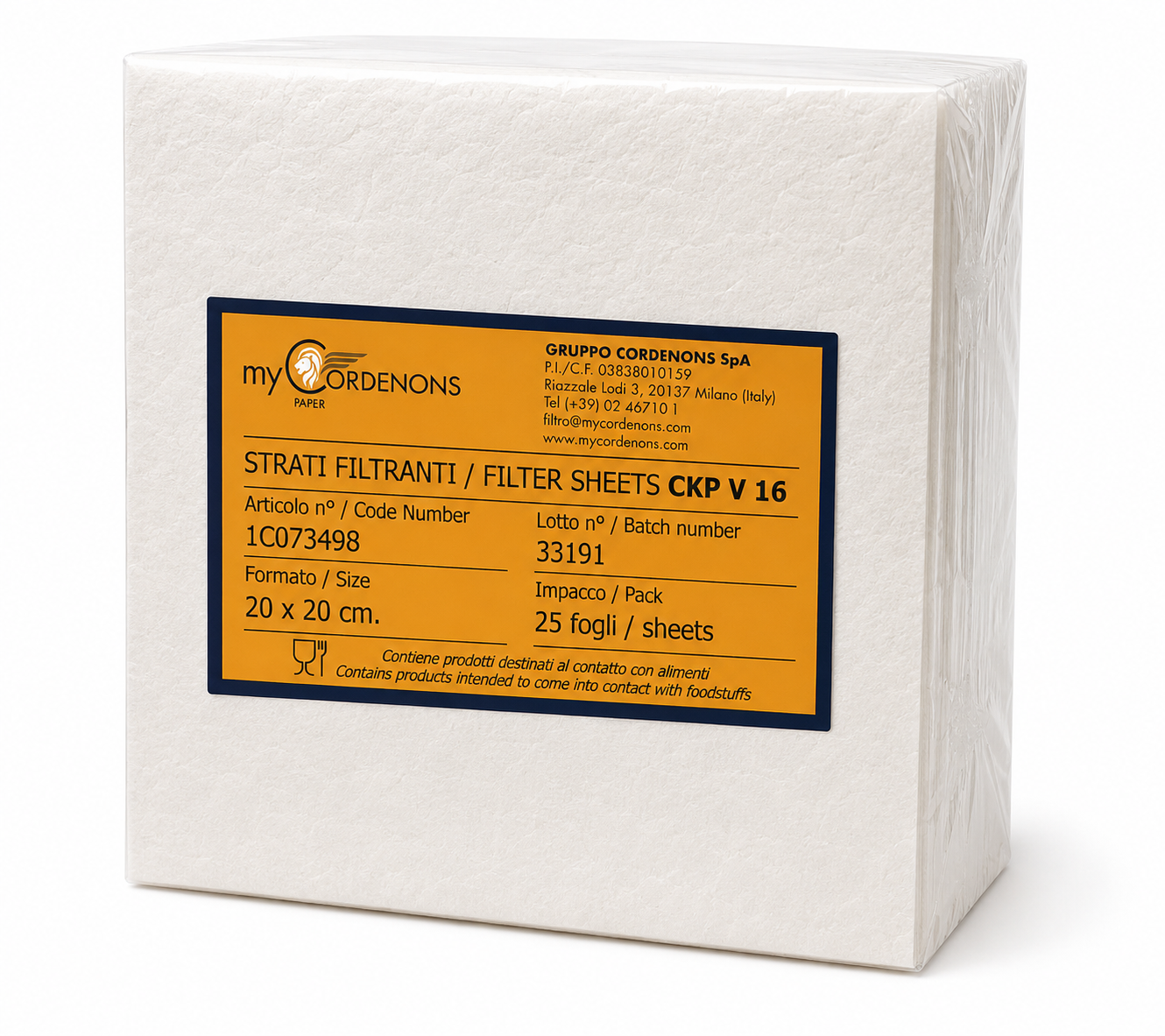 Cartoane Filtrante CKP - CORDENONS - 4
