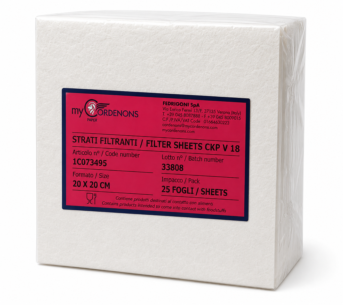 Cartoane Filtrante CKP - CORDENONS - 5