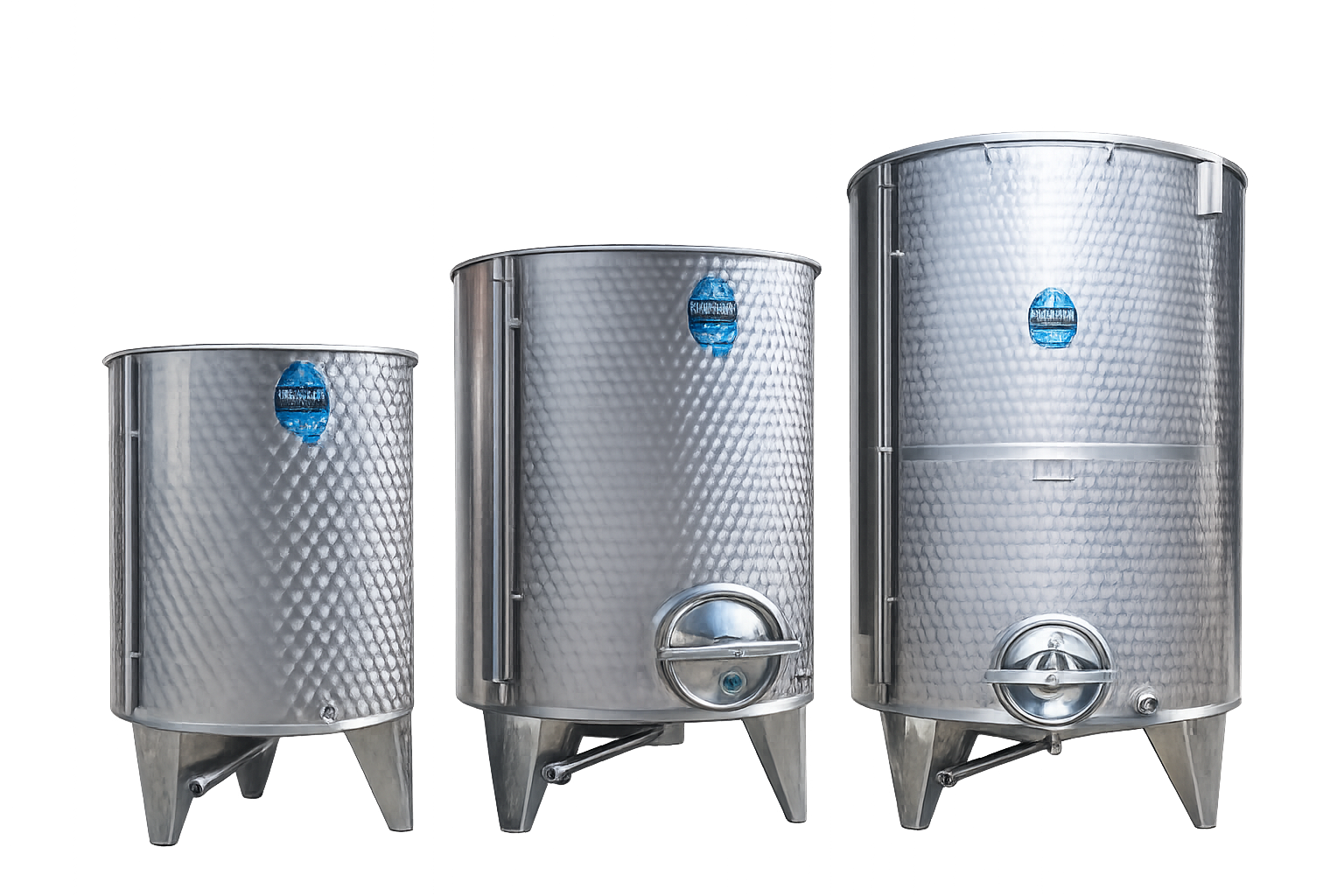 ARIA S Tanks with Floating Lid and Conical Bottom - TOSCANA INOX - 3