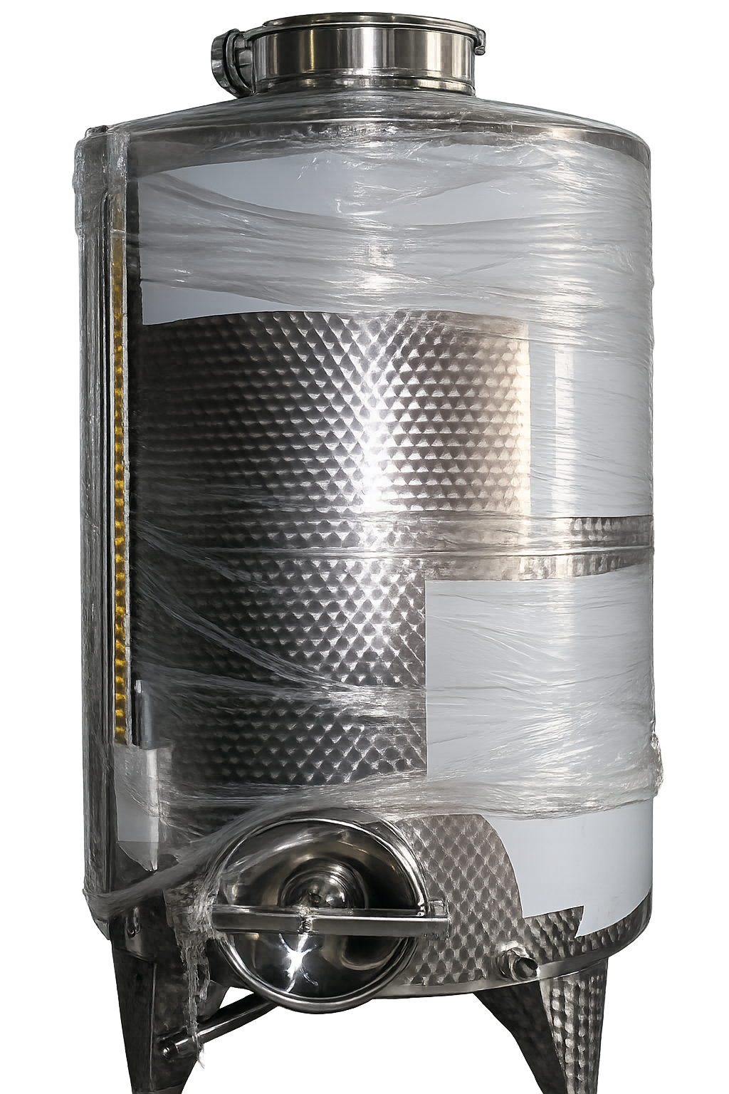 VIBO B Classic Cisterns with Legs, Top Hatch and Conical Bottom - TOSCANA INOX - 4