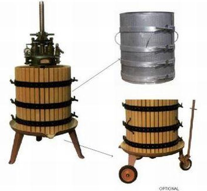 Manual Grape Press with Hydraulic System - BCM - 3