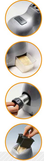 9250NS/N/BG/BV FIDO Electric Cheese Grater - 5
